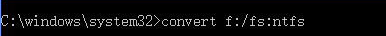 Win10电脑怎么使用命令方式将fat32转nt
