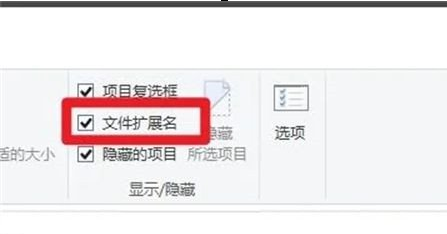 win10后缀名隐藏了的打开方法