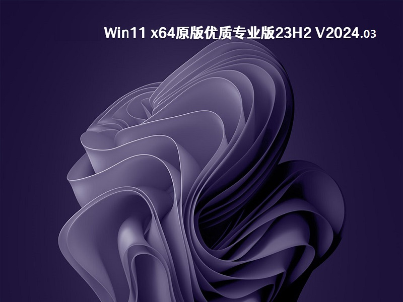 Win11 x64原版优质专业版23H2 v2024.03