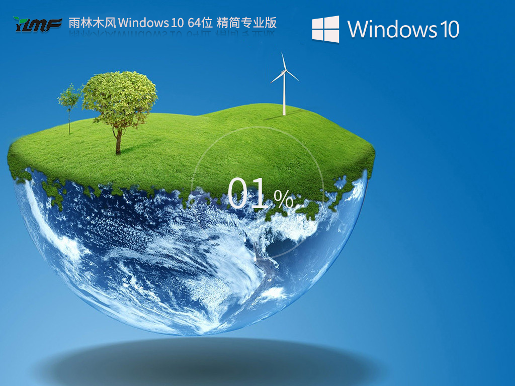 雨林木风 Windows10专业精简版 64位 V2025.1